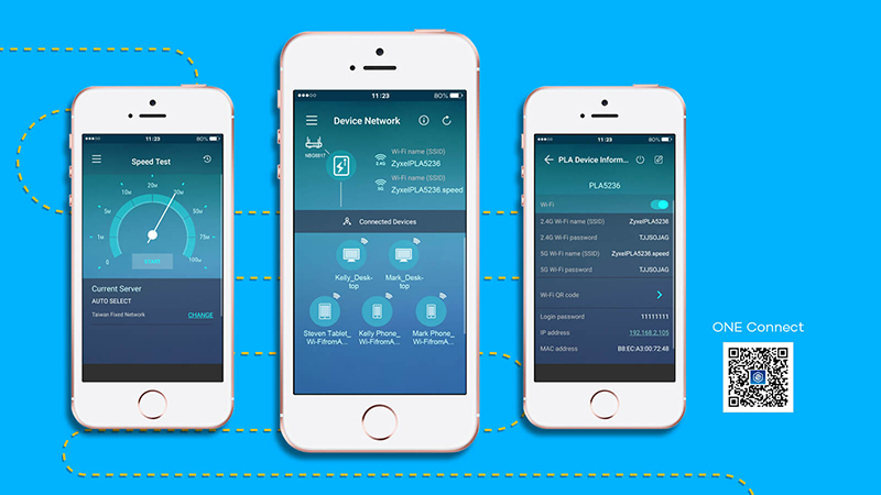 Monitor network with ONE Connect app