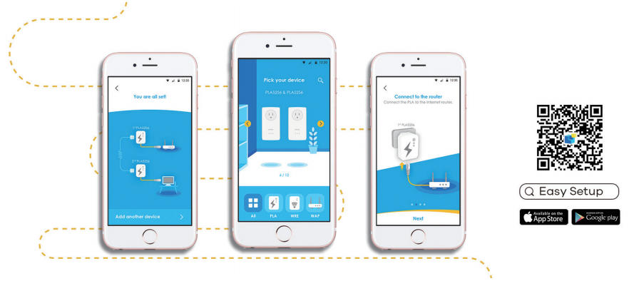 Install powerline easily with Zyxel Easy Setup app guide
