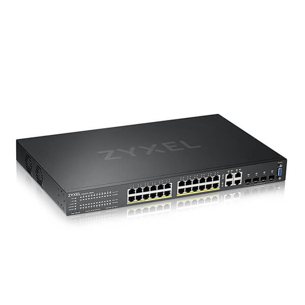 Zyxel GS2220-28HP Front Left