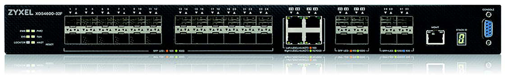 28 port GbE L3 managed Switch with 4 SFP+ uplink Zyxel XGS4600-32F