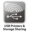 NetUSB™ shares USB devices wirelessly